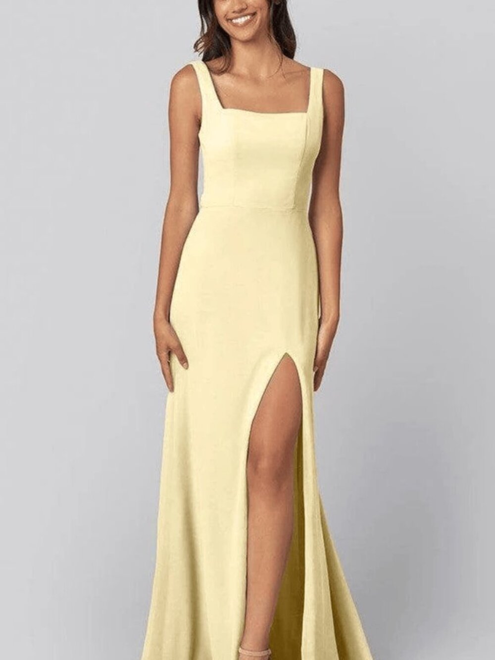 Elegant Cream Sleeveless Maxi Dress